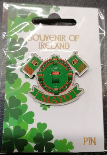 County Mayo GAA pin badge.