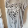 F&F grey tiger print top size UK22 EU50 Perfect condition Postage included Image 2