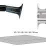 Patio Tiles Adjustable 300-500 mm Plate Carrier Stone Lifter with Ergonomic Handle Maximum Load 30 kg Image 3
