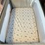 Chico Next to me Cot with mattress, 3 100% cotton sheet and 2 waterproof sheet Image 4