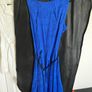 Size 10 blue sleeveless round neck dress. Image 2