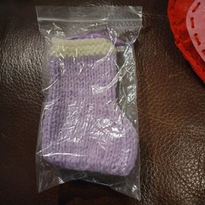 hand knitted sock decoration