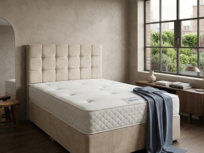 Double bed With Headboard and mattress With Delivered
