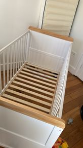 New Baby Elegance Haddington Cot Bed with Changing Unit