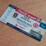Aston Villa v Manchester Utd Souvenir Ticket Coca Cola Cup Final 1994 Image 2