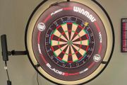 Plasma Dartboard Light + Phone Holder