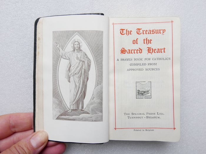 Vintage The Treasury of the Sacred Heart: A Prayer Book for Catholics
