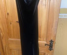Long Black Velvet Dress