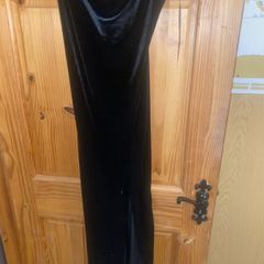 Long Black Velvet Dress