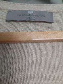 cardigan paul costello light beige size 44