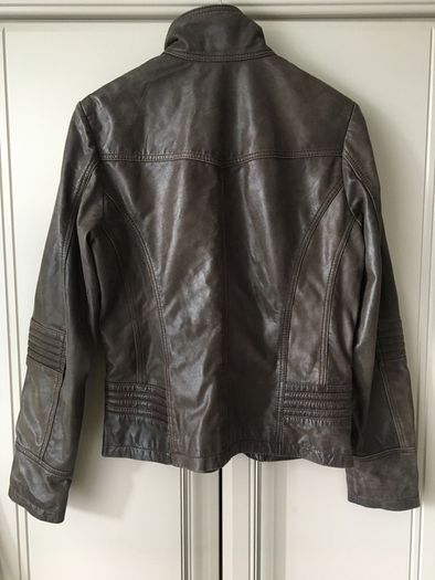 Helium women's leather jacket, uk12