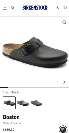 birkenstock Boston clogs with box