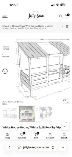 Kids House Bed