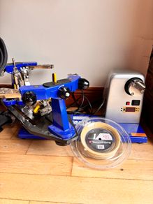 Tennis Stringing Machine & Multifilament String