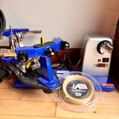 Tennis Stringing Machine & Multifilament String