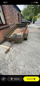 single wheel car trailer
