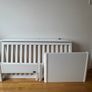 Cot bed and mattress Image 5