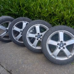 Ford Original 17 Inch Alloys 5x108 | 2 Very Good Tyres | 205/50ZR17