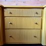 Restored antique yellow sideboard Image 3