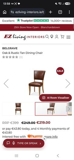Solid wood Extendable dining table and chairs
