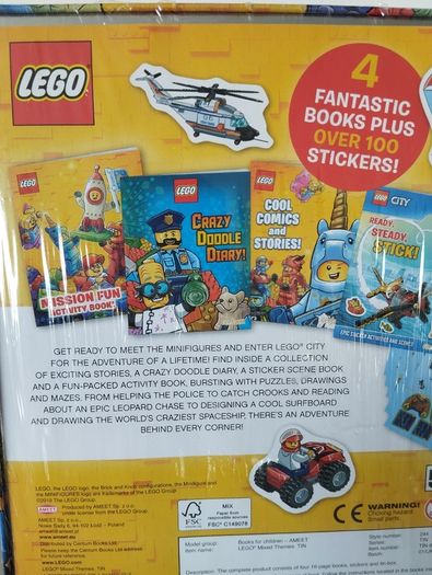 LEGO Book & Sticker Tin 2019