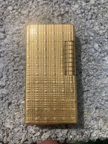 Vintage Dunhill lighter - Tartan pattern