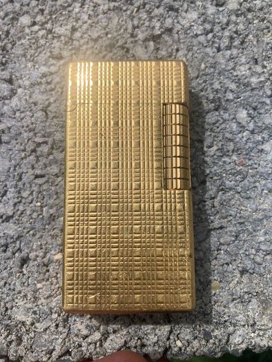 Vintage Dunhill lighter - Tartan pattern