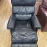 Black Leather Recliner Image 3