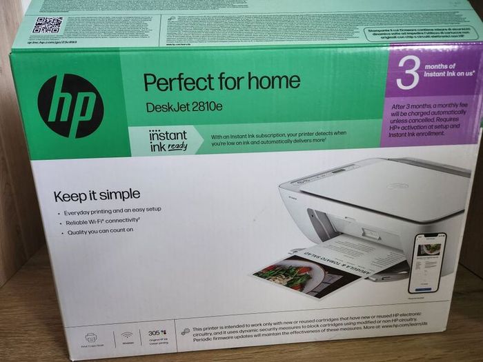 HP DeskJet 2810e Printer/Scanner