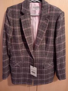 Blarney Woollen Mills - Women 100% Wool Tweed Blazer - Size M UK 12 - BNWT RRP 219