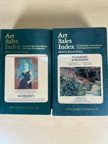 2 x 1984-85 Art Sales Index Books | Edited by Richard Hislop | Reference Set