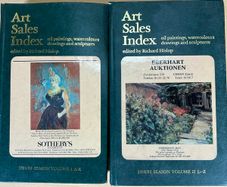 2 x 1984-85 Art Sales Index Books | Edited by Richard Hislop | Reference Set