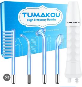 TUMAKOU High Frequency Facial Skin Tightening Wand Machine (4-in-1 Set)