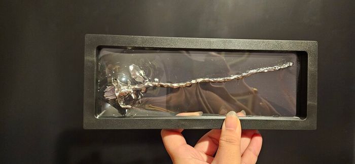 Rebel Studio Pink Stone Silver Rose Hair Pin / Hair Stick