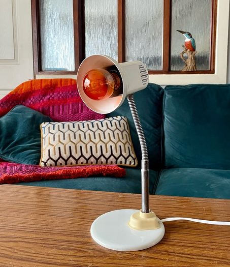 Vintage MG Mid Century Modern Metal Desk Lamp