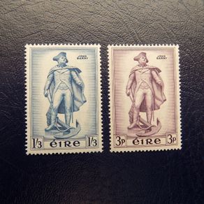 Ireland 1956 Stamp Pair.MNH.Commodore John Barry.Founder of US Navy.