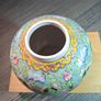 Chinese turquoise-ground famille rose porcelain ginger jar Image 4