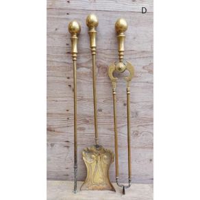 Brass Fire Set  3 piece  KAS331