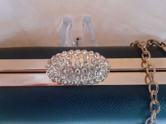 Made in Italy Green Clutch Bag.