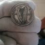 1928 Irish Silver Half Crown Coin Image 4