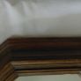 Antique French mirror wooden frame octagon shape Image 6