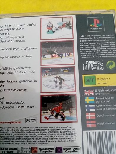 Nhl 2000 PlayStation 1 Ps1 Games PlayStation 2 Ps2 Games Original