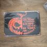 Halloween tin sign - black / orange - new Image 6