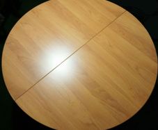 DELLA ROVERE ITALY wooden round table 110cm - dining table - coffee table - office table