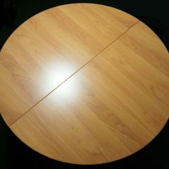 DELLA ROVERE ITALY wooden round table 110cm - dining table - coffee table - office table
