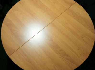 DELLA ROVERE ITALY wooden round table 110cm - dining table - coffee table - office table