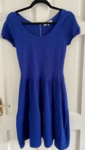 Sandro Blue Knitted Dress (Unworn) - Size 2/UK10
