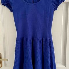 Sandro Blue Knitted Dress (Unworn) - Size 2/UK10