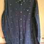 Mens Gant long sleeve shirt navy golf flag pattern Size XL extra large 44 inch Image 2