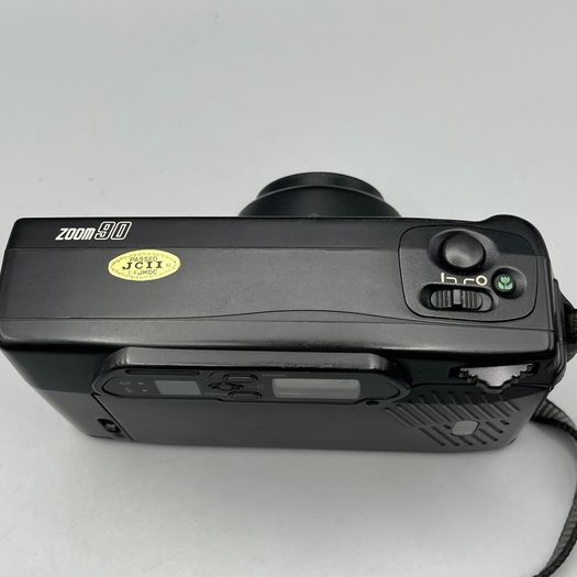 Pentax Zoom 90 35mm Film Point and Shoot Camera Black Tested